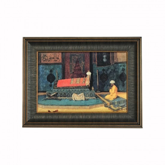 Osman Hamdi Bey- Yeşil Türbede Dua-1882- Tablosu