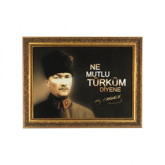 Ne Mutlu Türküm Diyene Atatürk Tablosu