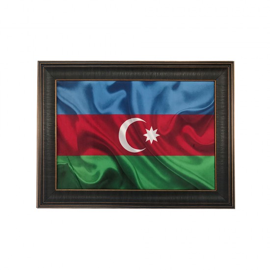 İpek Kadife Azerbaycan Bayrağı