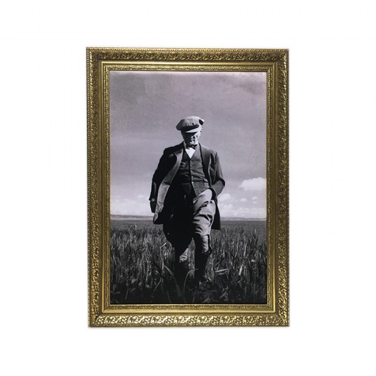 Atatürk Buğday Tarlasında